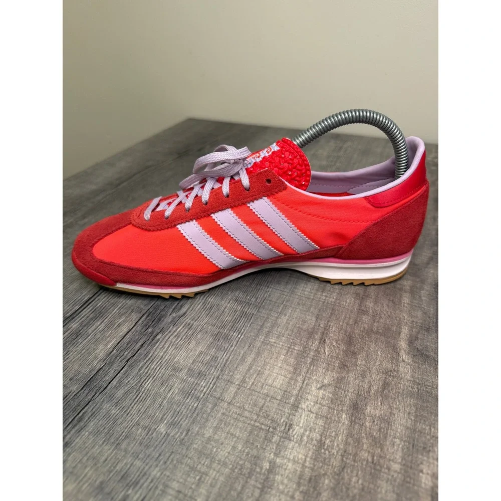 Adidas SL 72 RS Red Pink Purple JH7392 Women 8 Low Top Sneakers